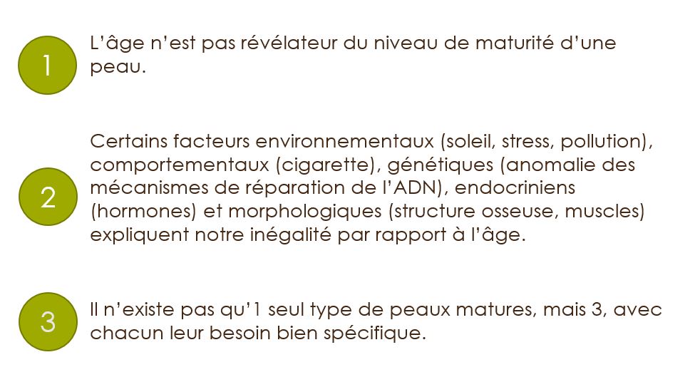 Constats vieillissement de la peau